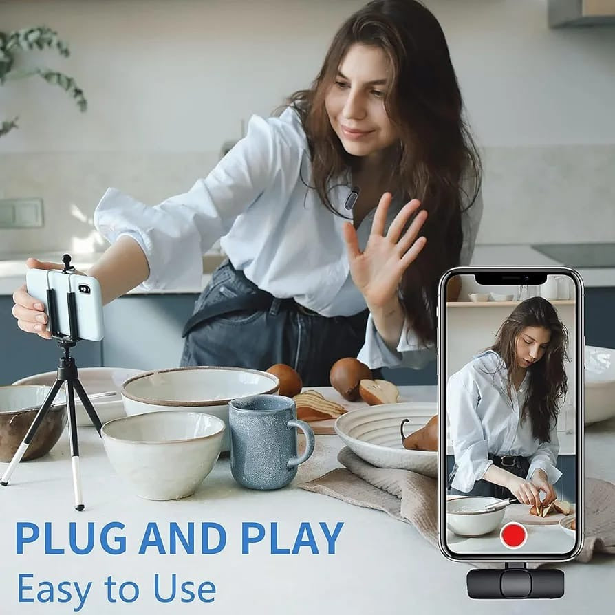 K9 Wireless Lavalier Microphone for Type-C & Android