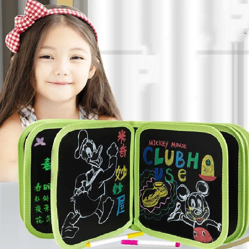 Erasable & Reusable Magic Doodle Blackboard Book