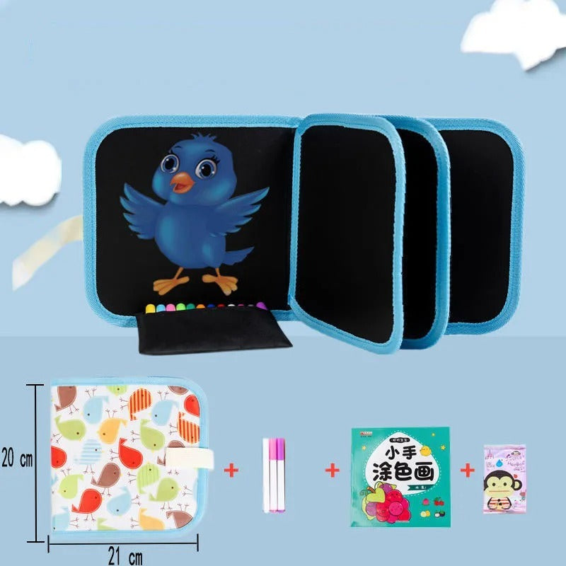 Erasable & Reusable Magic Doodle Blackboard Book
