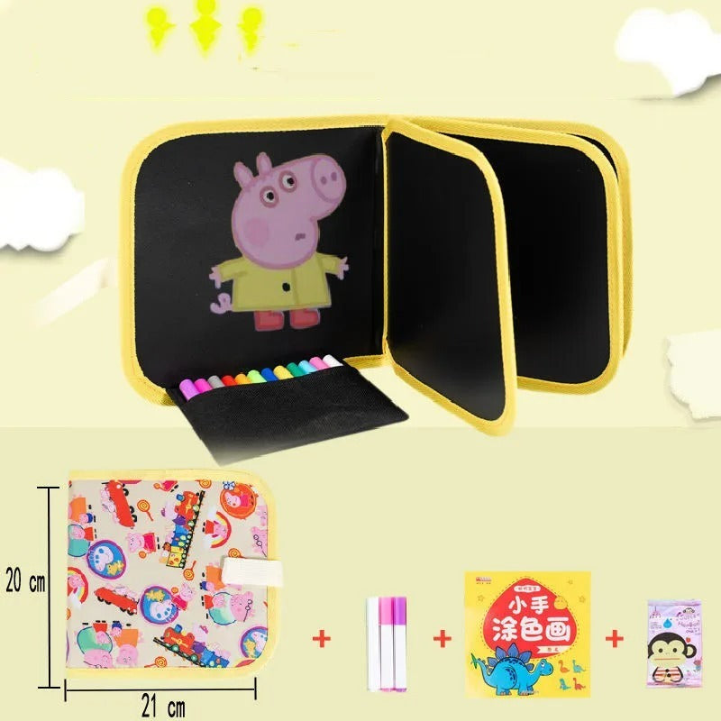 Erasable & Reusable Magic Doodle Blackboard Book