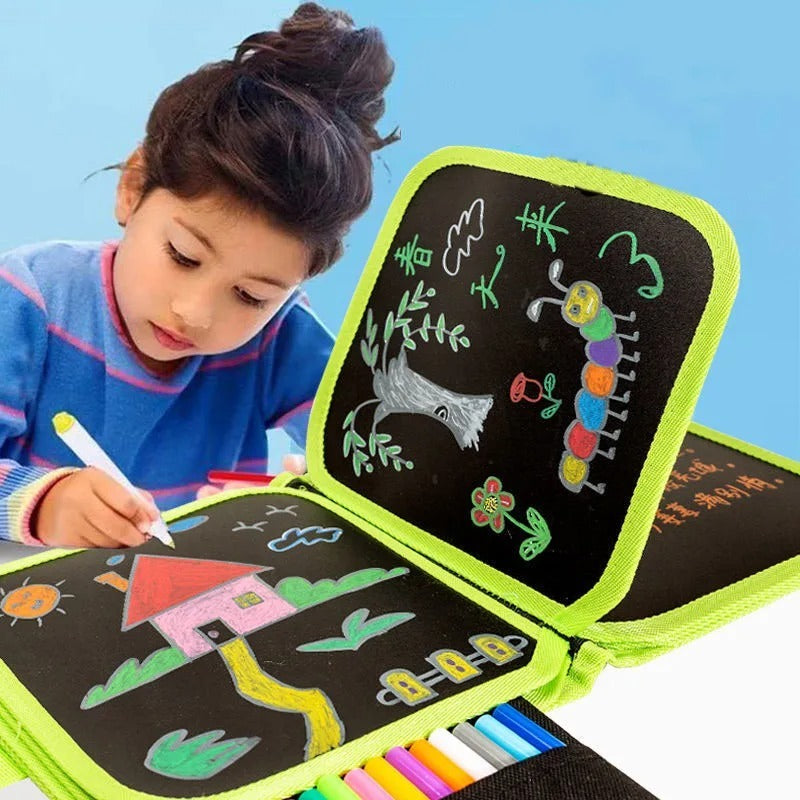 Erasable & Reusable Magic Doodle Blackboard Book