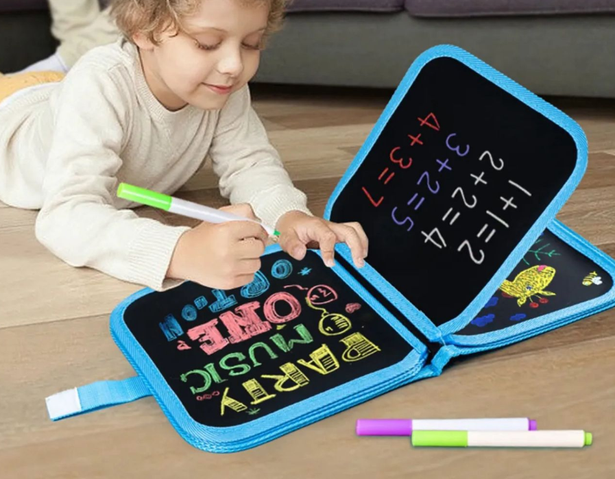 Erasable & Reusable Magic Doodle Blackboard Book