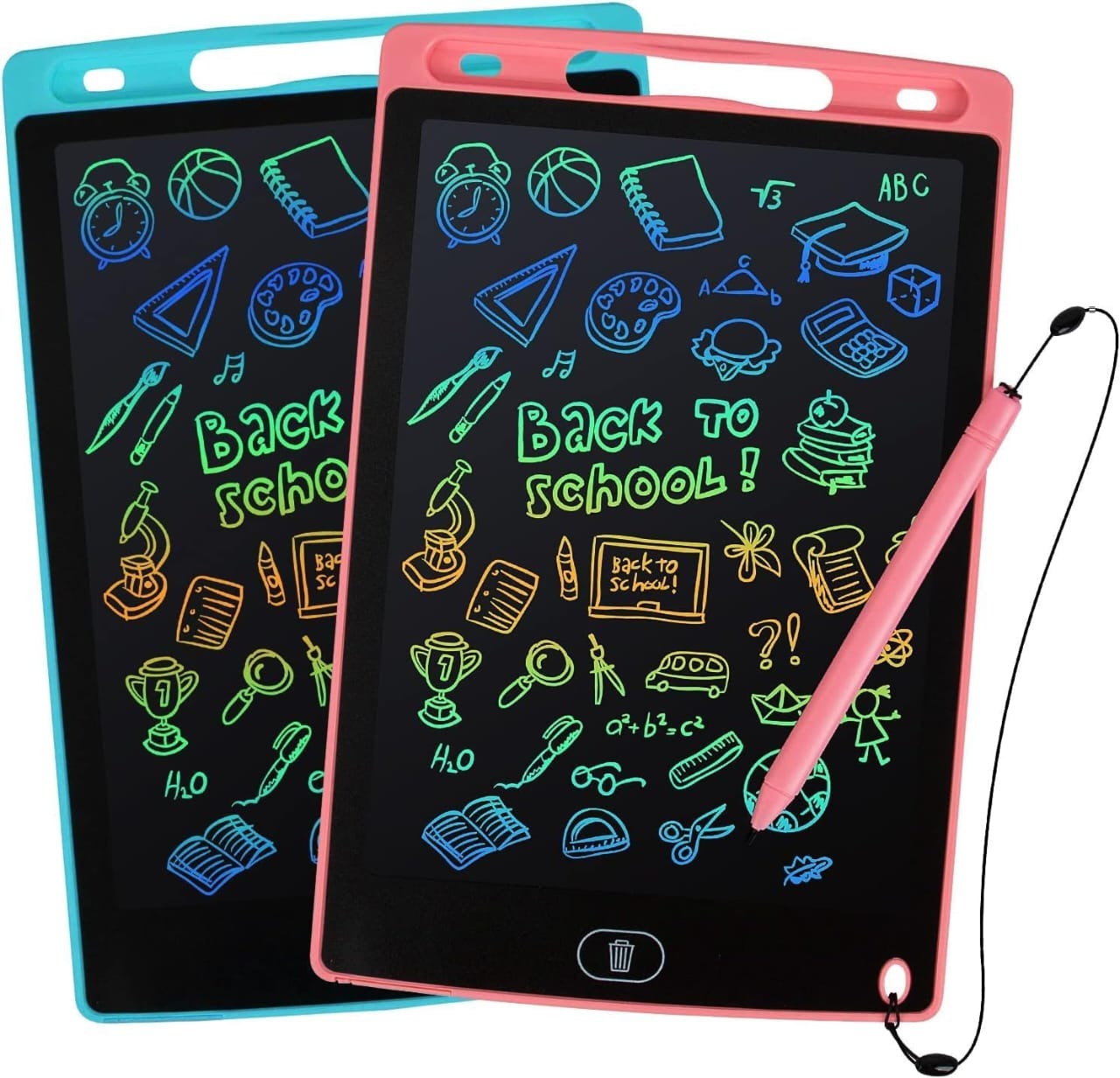 2-in-1 Kids Pencil Case with LCD Writing Pad