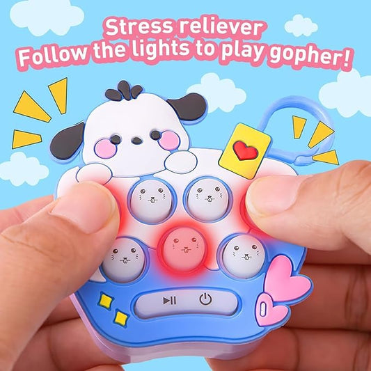 Mini Quick Push Electronic Fidget Toy & Keychain