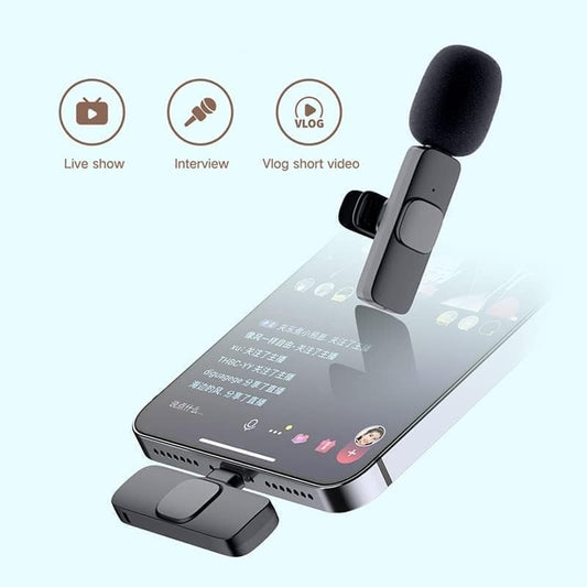 K9 Wireless Lavalier Microphone for Type-C & Android