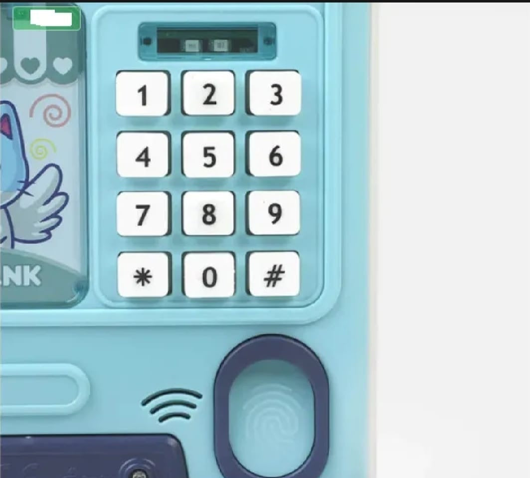 Kids ATM Money Box – Password & Auto Roll Savings Bank