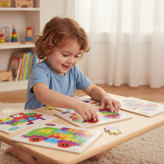 Wooden A-Z Alphabet Puzzle Board for Kids