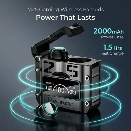 M25 Wireless Bluetooth Earbuds with Touch Control