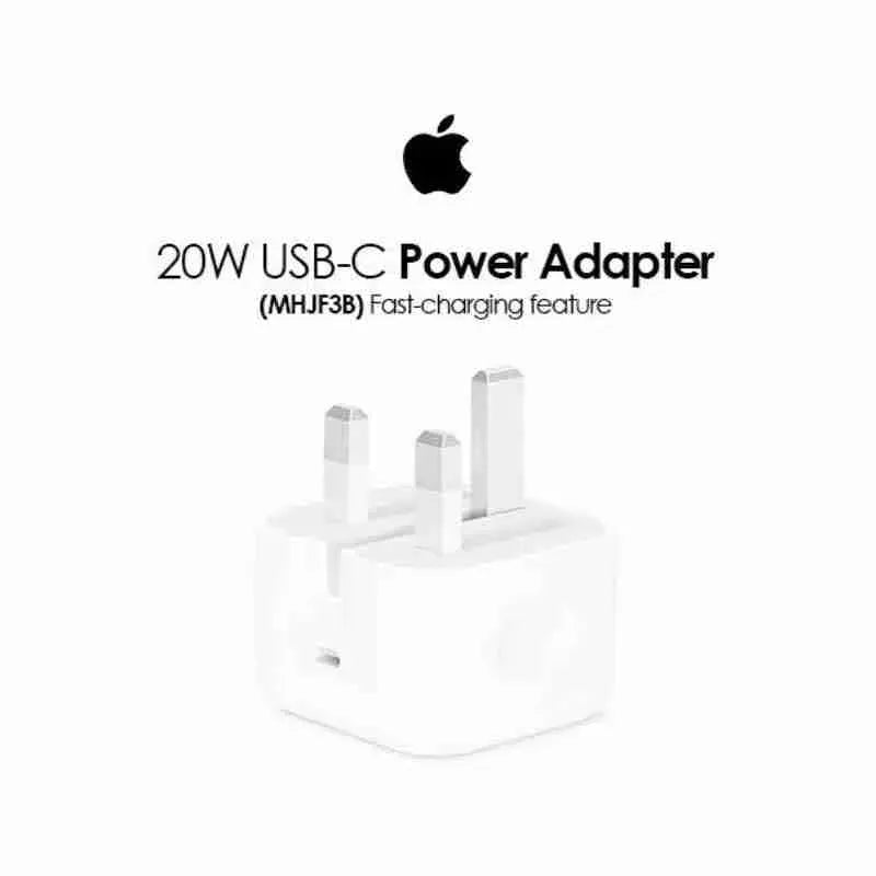 Apple 20W USB-C Power Adapter – Original Fast Charger for iPhone & iPad
